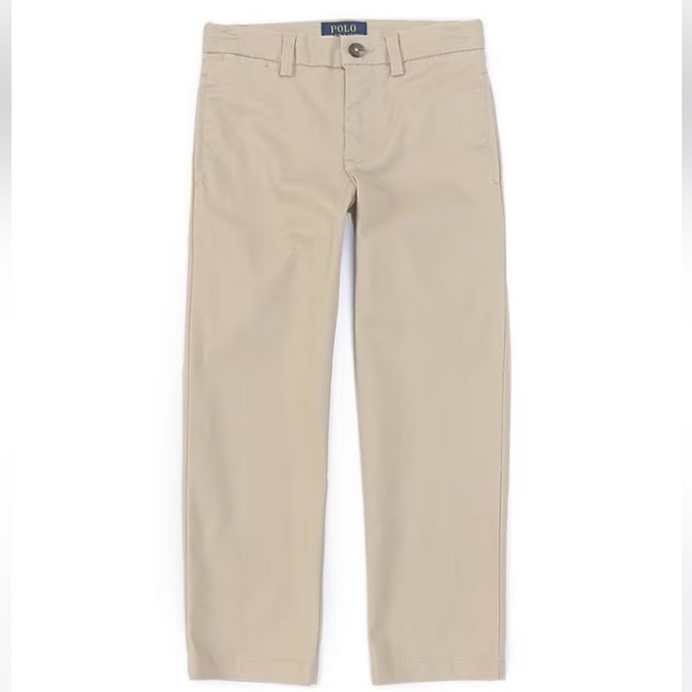 Polo Ralph Lauren Boys Suffield Chino Pants, Classic Khaki, Size 6